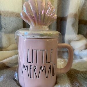 Rae Dunn - Disney Princess mug with cover - Little Mermaid